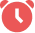 red clock